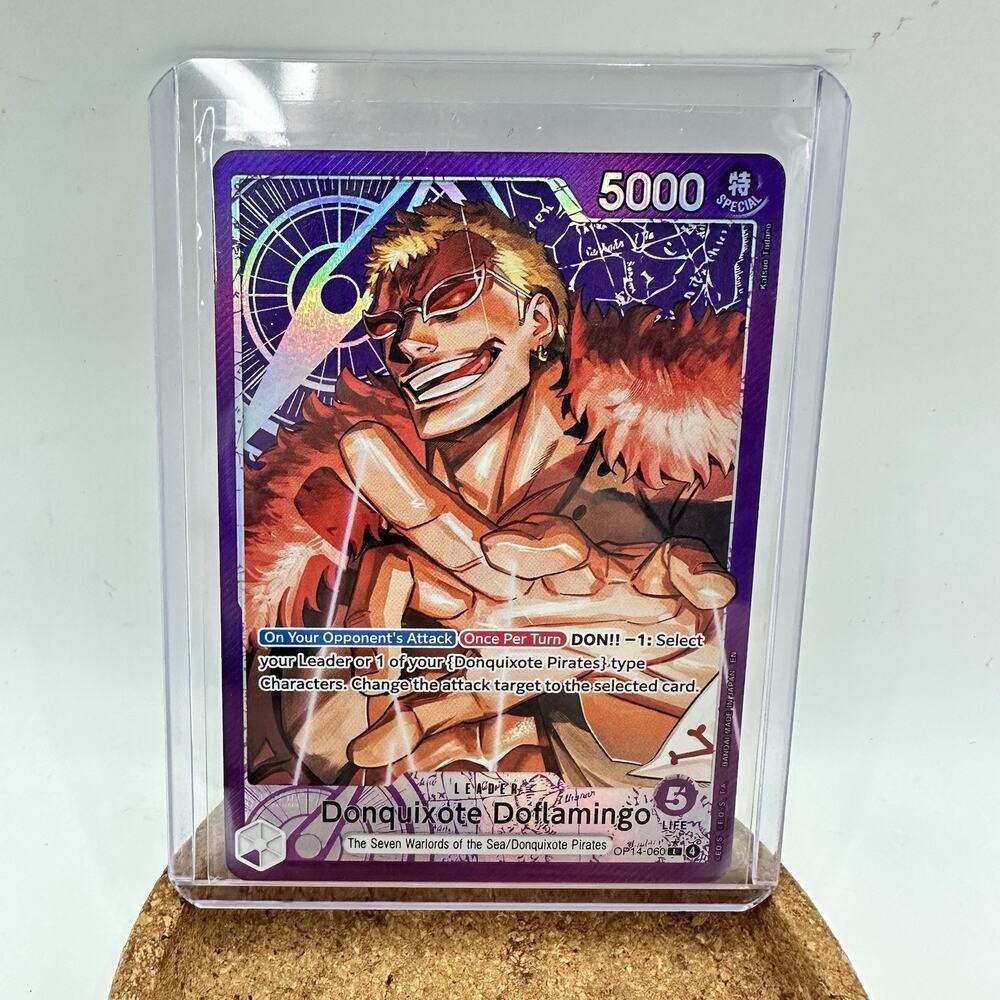 One Piece #OP14-060 Donquixote Doflamingo Alt Art English The Azure Sea's Seven